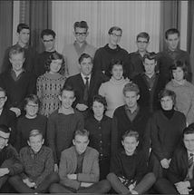 Kweekschool Zwolle - bovenste rij, tweede van links - 1963_1