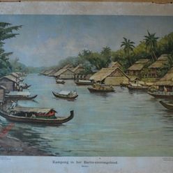 Gabrielse - Kampong op Borneo